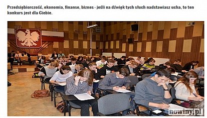 Konkurs Młodzieżowy Lider Biznesu