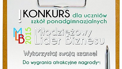 Konkurs Młodzieżowy Lider Biznesu 2015