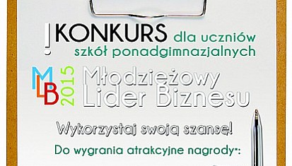 Konkurs Młodzieżowy Lider Biznesu 2015