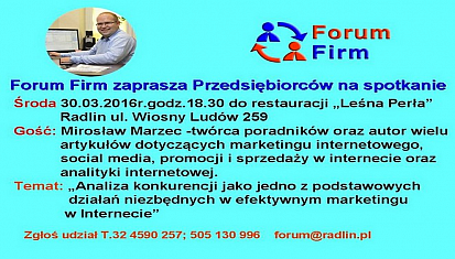 „Analiza konkurencji jako jedno z podstawowych działań niezbędnych w efektywnym marketingu w Internecie”