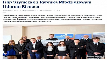 Finał &quot;Młodzieżowego Lidera Biznesu 2016&quot;