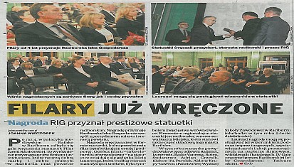 Wręczono Filary Ziemi Raciborskiej 