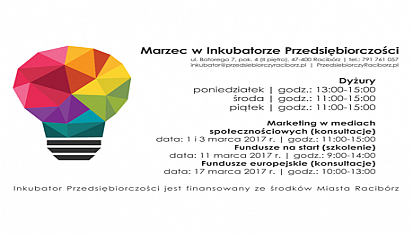 Konsultacje o dotacjach unijnych -17 marzec 2017r. w godz: 10:00-13:00