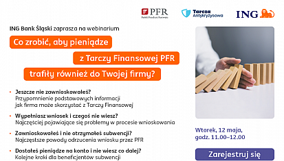 ING zaprasza na webinarium nt. subwencji PFR