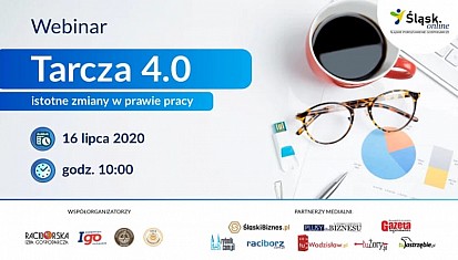 Zapraszamy na webinar &quot;Tarcza 4.0 – istotne zmiany w prawie pracy&quot;